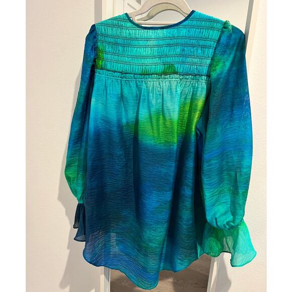 Hope for Flowers Smocked Yoke Peasant Blouse size XS - Picture 4 of 4